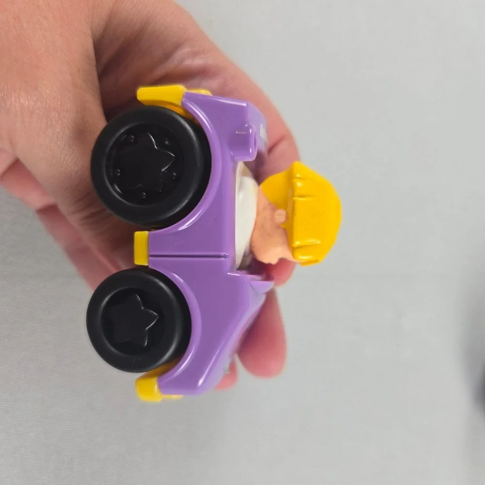 Fisher Price Little People Wheelies Race Car, Purple and Yellow